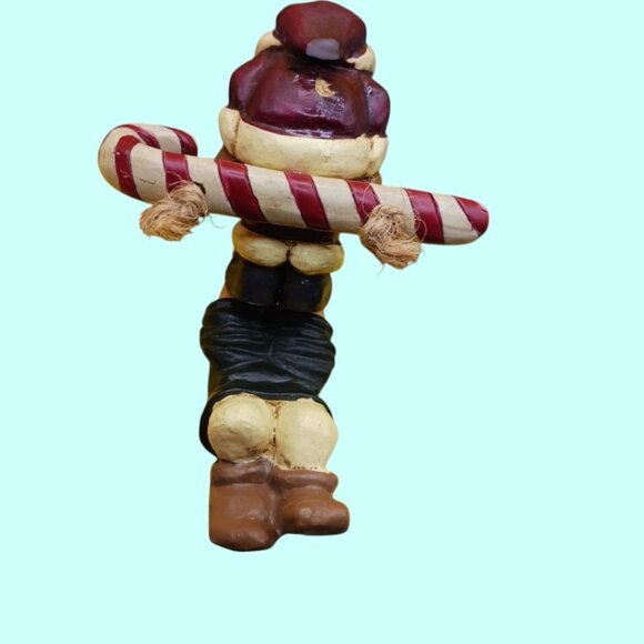 The Plum Creek Folks Handcrafted "Hanging The Elf" Ornament - Picture 7 of 13